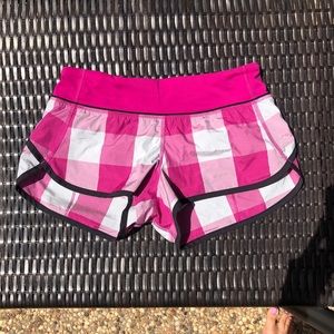 Lululemon speed shorts